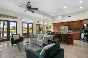 Lakeside home with private patio, Grill and Golf view